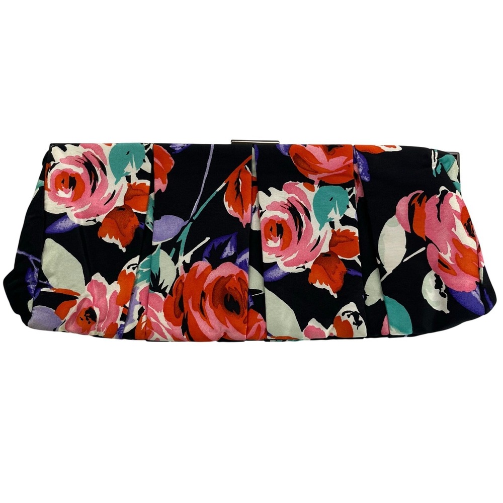 Express Rose Clutch, Express Hand Purse, Express Clasp Bag Rose Floral Clutch Y8